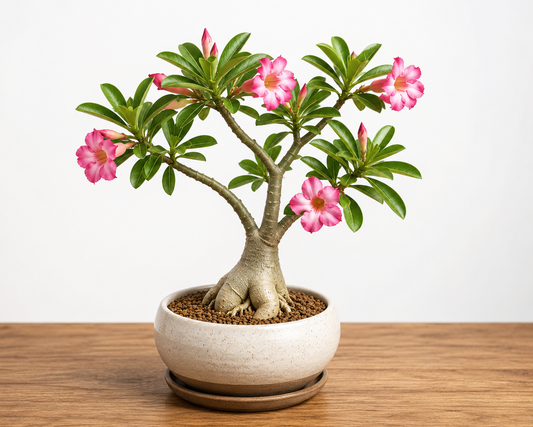 Flourishing desert rose