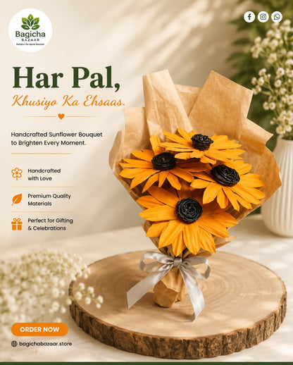 Sunflower Bouque medium size